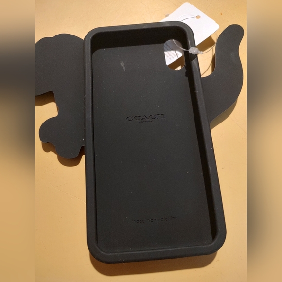 NEW COACH Dinosaur T-Rex Glitter Phone case NWT Rexy iPhone XR - Picture 8 of 11